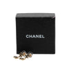 Chanel CC Gold Plated Enamel and Faux Pearl Classic Flap Bag Drop Earrings Secondhand