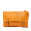 Bottega Veneta Nappa Intrecciato Flap Shoulder Bag Secondhand