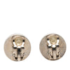 Chanel Gold Plated Faux Pearl Round Clip On Earrings Secondhand