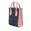 Secondhand Gucci Mini GG Denim Interlocking G Flowers Tote