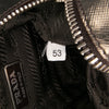 Prada Mini Metallic Saffiano Top Handle Bag Charm Secondhand