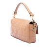 Fendi Zucca Embossed Leather Baguette Satchel Secondhand