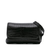 Saint Laurent Baby Crocodile Embossed Leather Monogram Niki Shoulder Bag Secondhand