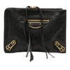 Secondhand Balenciaga Chevre Motocross Metallic Edge Clutch