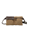 Gucci GG Canvas Double Pocket Belt Bag Secondhand