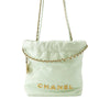 Chanel Mini Shiny Calfskin 22 Handbag Secondhand