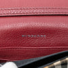 Burberry Small Leather and House Check Canvas Derby Macken Crossbody Secondhand