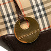 Burberry Haymarket Check Canvas Handbag Secondhand