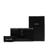 Saint Laurent Croc Embossed Patent Leather Uptown Pouch Secondhand