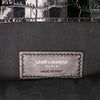 Saint Laurent Croc Embossed Patent Leather Uptown Pouch Secondhand
