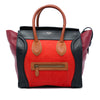 Celine Mini Multicolor Canvas and Leather Luggage Tote Secondhand