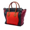 Celine Mini Multicolor Canvas and Leather Luggage Tote Secondhand