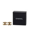Chanel CC Gold Plated Resin Push Back Earrings Secondhand
