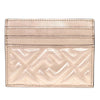 Fendi Metallic Calfskin FF 1974 Baguette Card Holder Secondhand