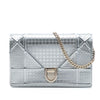 Dior Metallic Patent Microcannage Diorama Wallet on Chain Secondhand