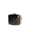 Chanel Small Glazed Goatskin Box With Chain Secondhand