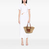 LOEWE Medium Raffia Anagram Basket Tote Secondhand