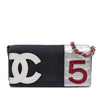 Chanel Multicolor Canvas and Leather No.5 Flap Secondhand