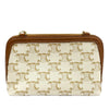 Celine Triomphe Coated Canvas Clutch On Chain Secondhand
