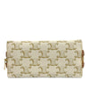 Celine Triomphe Coated Canvas Clutch On Chain Secondhand