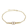 Chanel Gold Plated CC Crystal Choker Necklace Secondhand