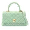 Chanel Mini Quilted Caviar Coco Chain Top Handle Bag Secondhand