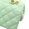 Chanel Mini Quilted Caviar Coco Chain Top Handle Bag Secondhand