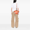 LOEWE Small Tricolor Soft Grained Calfskin Hammock Bag Secondhand