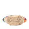 LOEWE Large Floral Embroidered Raffia Basket Tote Secondhand