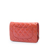 Chanel CC Quilted Patent Wallet on Chain Secondhand