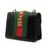 Gucci Mini Calfskin Web Sylvie Chain Satchel Secondhand