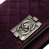 Chanel Small Quilted Velvet Boy Flap Secondhand