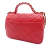 Chanel Quilted Lambskin Chain Infinity Top Handle Bag Secondhand