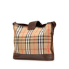 Burberry Haymarket Check Canvas Shoulder Bag Secondhand