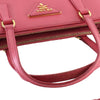 Prada Mini Saffiano Lux Galleria Double Zip Satchel Secondhand