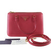 Prada Mini Saffiano Lux Galleria Double Zip Satchel Secondhand