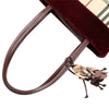 Burberry Velvet Trimmed House Check Canvas Tote Secondhand