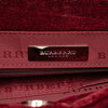 Burberry Velvet Trimmed House Check Canvas Tote Secondhand