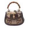Gucci Mini Jumbo GG Canvas 1947 Bamboo Top Handle Bag Secondhand