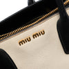 Miu Miu Bicolor Madras Goatskin Satchel Secondhand