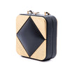 Chanel CC Lambskin and Metal Square Clutch with Chain Secondhand