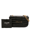 Celine Matelasse Goatskin Monochrome Chain Shoulder Bag Secondhand
