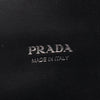 Prada Mini Leather Triangle Chain Crossbody Secondhand