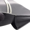 Prada Mini Leather Triangle Chain Crossbody Secondhand