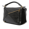 LOEWE Medium Calfskin and Suede Puzzle Satchel Secondhand