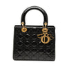 Secondhand Dior Medium Patent Cannage Lady Dior