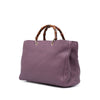 Secondhand Gucci Large Calfskin Bamboo Shopper Satchel