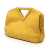 Bottega Veneta Medium Leather The Point Triangle Satchel Secondhand