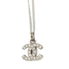 Chanel CC Brass Strass Pendant Necklace Secondhand