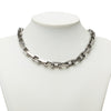 Louis Vuitton Stainless Steel Monogram Chain Link Necklace Secondhand
